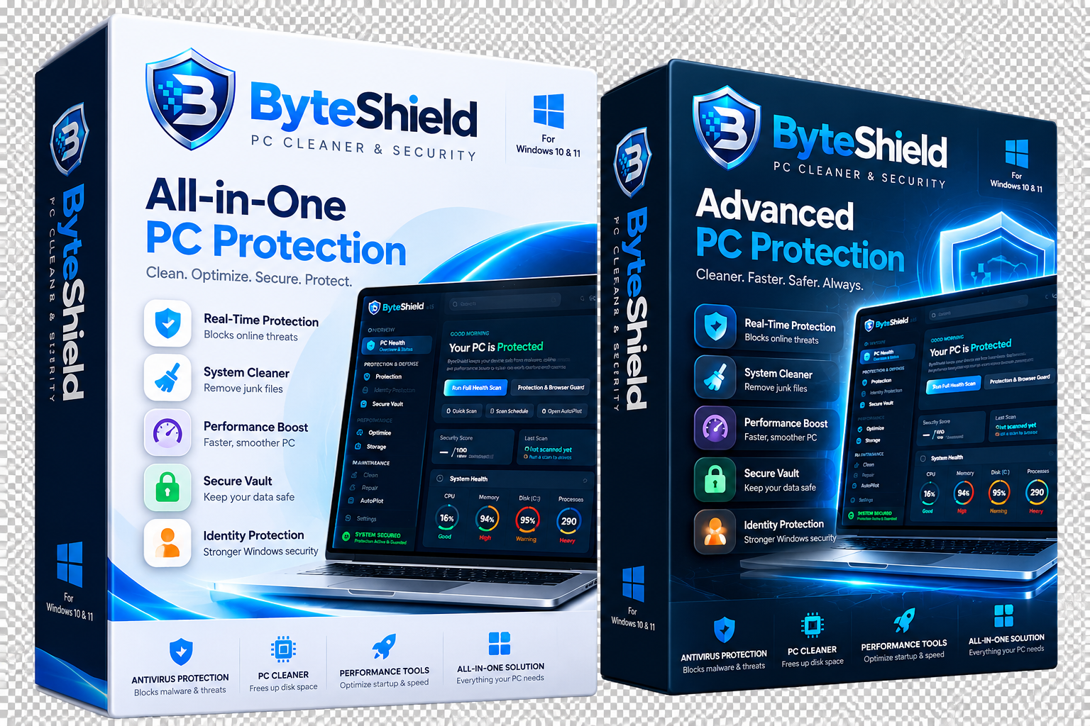 ByteShield PC Protection Box Lineup