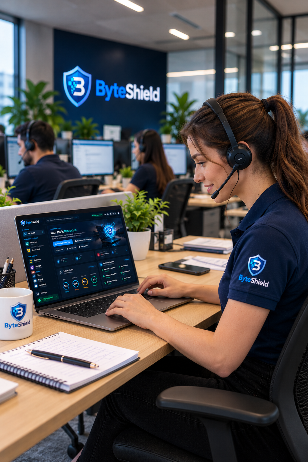 Certified ByteShield Senior Support Technician at Work